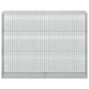 vidaXL Gabion 5 mm Dróttal és 5x2,5 cm Rácsos 200x50x150 cm