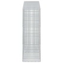 vidaXL Gabion 5 mm Dróttal és 5x2,5 cm Rácsos 200x50x150 cm