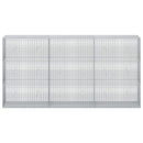 vidaXL Gabion 5 mm Dróttal és 5x2,5 cm Rácsos 300x50x150 cm