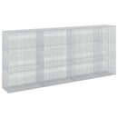 vidaXL Gabion 5 mm Dróttal és 5x2,5 cm Rácsos 350x50x150 cm