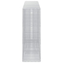vidaXL Gabion 5 mm Dróttal és 5x2,5 cm Rácsos 350x50x150 cm