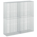 vidaXL Gabion 5 mm Dróttal és 5x2,5 cm Rácsos 200x50x200 cm