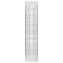 vidaXL Gabion 5 mm Dróttal és 5x2,5 cm Rácsos 200x50x200 cm