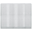 vidaXL Gabion 5 mm Dróttal és 5x2,5 cm Rácsos 250x50x200 cm