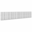 vidaXL Gabion 5 mm Dróttal és 5x2,5 cm Rácsos 1000x50x200 cm