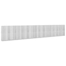vidaXL Gabion 5 mm Dróttal és 5x2,5 cm Rácsos 1150x50x200 cm