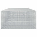 vidaXL Gabion 5 mm Dróttal és 5x2,5 cm Rácsos 400x100x50 cm