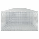 vidaXL Gabion 5 mm Dróttal és 5x2,5 cm Rácsos 550x100x50 cm