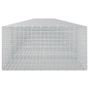 vidaXL Gabion 5 mm Dróttal és 5x2,5 cm Rácsos 1150x100x50 cm