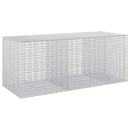 vidaXL Gabion 5 mm Dróttal és 5x2,5 cm Rácsos 250x100x100 cm