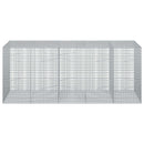 vidaXL Gabion 5 mm Dróttal és 5x2,5 cm Rácsos 250x100x100 cm