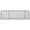 vidaXL Gabion 5 mm Dróttal és 5x2,5 cm Rácsos 350x100x100 cm