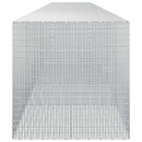 vidaXL Gabion 5 mm Dróttal és 5x2,5 cm Rácsos 650x100x100 cm