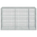 vidaXL Gabion 5 mm Dróttal és 5x2,5 cm Rácsos 250x100x150 cm
