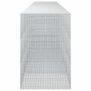 vidaXL Gabion 5 mm Dróttal és 5x2,5 cm Rácsos 650x100x150 cm