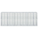 vidaXL Gabion 5 mm Dróttal és 5x2,5 cm Rácsos 550x100x200 cm
