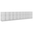 vidaXL Gabion 5 mm Dróttal és 5x2,5 cm Rácsos 900x100x200 cm