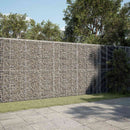 vidaXL Gabion 5 mm Dróttal és 5x2,5 cm Rácsos 1100x100x200 cm