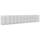 vidaXL Gabion 5 mm Dróttal és 5x2,5 cm Rácsos 1100x100x200 cm