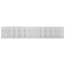 vidaXL Gabion 5 mm Dróttal és 5x2,5 cm Rácsos 1100x100x200 cm