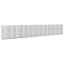 vidaXL Gabion 5 mm Dróttal és 5x2,5 cm Rácsos 1200x100x200 cm
