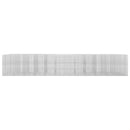 vidaXL Gabion 5 mm Dróttal és 5x2,5 cm Rácsos 1200x100x200 cm