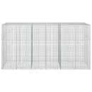 vidaXL Gabion 5 mm Dróttal és 5x5 cm Rácsos 300x50x150 cm
