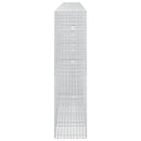vidaXL Gabion 5 mm Dróttal és 5x5 cm Rácsos 1000x50x200 cm