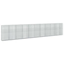 vidaXL Gabion 5 mm Dróttal és 5x5 cm Rácsos 1050x50x200 cm