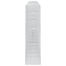 vidaXL Gabion 5 mm Dróttal és 5x5 cm Rácsos 1050x50x200 cm