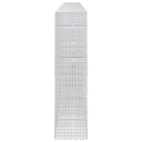vidaXL Gabion 5 mm Dróttal és 5x5 cm Rácsos 1100x50x200 cm