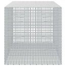 vidaXL Gabion 5 mm Dróttal és 5x5 cm Rácsos 300x100x100 cm
