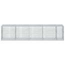 vidaXL Gabion 5 mm Dróttal és 5x5 cm Rácsos 450x100x100 cm