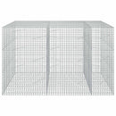 vidaXL Gabion 5 mm Dróttal és 5x5 cm Rácsos 250x100x150 cm