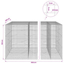 vidaXL Gabion 5 mm Dróttal és 5x5 cm Rácsos 850x100x150 cm