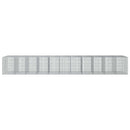vidaXL Gabion 5 mm Dróttal és 5x5 cm Rácsos 1100x100x150 cm
