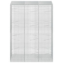 vidaXL Gabion 5 mm Dróttal és 5x5 cm Rácsos 150x100x200 cm