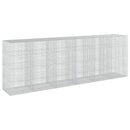 vidaXL Gabion 5 mm Dróttal és 5x5 cm Rácsos 600x100x200 cm