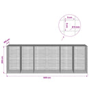 vidaXL Gabion 5 mm Dróttal és 5x5 cm Rácsos 600x100x200 cm
