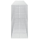 vidaXL Gabion 5 mm Dróttal és 5x5 cm Rácsos 650x100x200 cm