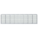 vidaXL Gabion 5 mm Dróttal és 5x5 cm Rácsos 800x100x200 cm