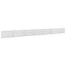 vidaXL Gabion 5 mm Dróttal és 5x10 cm Rácsos 700x10x50 cm