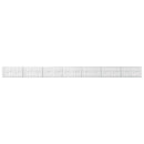 vidaXL Gabion 5 mm Dróttal és 5x10 cm Rácsos 700x10x50 cm