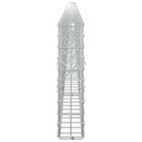 vidaXL Gabion 5 mm Dróttal és 5x10 cm Rácsos 700x10x50 cm