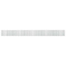 vidaXL Gabion 5 mm Dróttal és 5x10 cm Rácsos 1100x10x100 cm