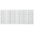 vidaXL Gabion 5 mm Dróttal és 5x10 cm Rácsos 350x10x150 cm