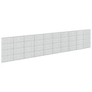 vidaXL Gabion 5 mm Dróttal és 5x10 cm Rácsos 1000x10x200 cm