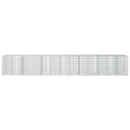 vidaXL Gabion 5 mm Dróttal és 5x10 cm Rácsos 650x20x100 cm