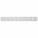vidaXL Gabion 5 mm Dróttal és 5x10 cm Rácsos 950x20x100 cm