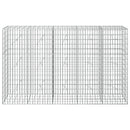vidaXL Gabion 5 mm Dróttal és 5x10 cm Rácsos 250x20x150 cm